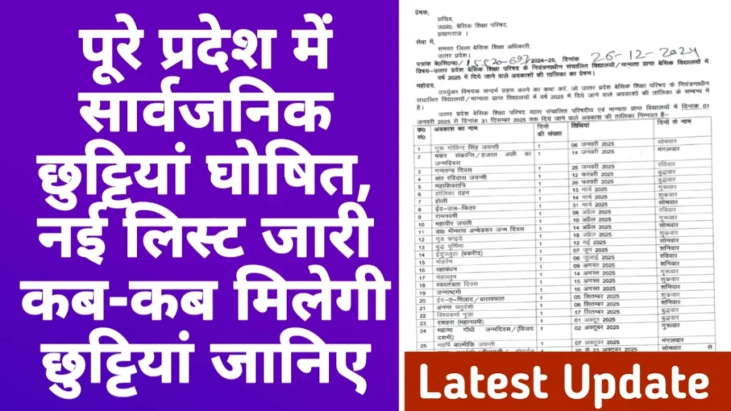 Public Holiday List 2026: Public holidays declared across the state, new list released. Find out when you will get holidays.